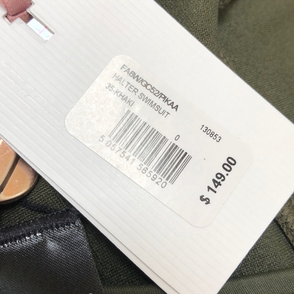 Ted Baker Pikaa Halter One Piece Swimsuit, NEW! - Picture 4 of 13